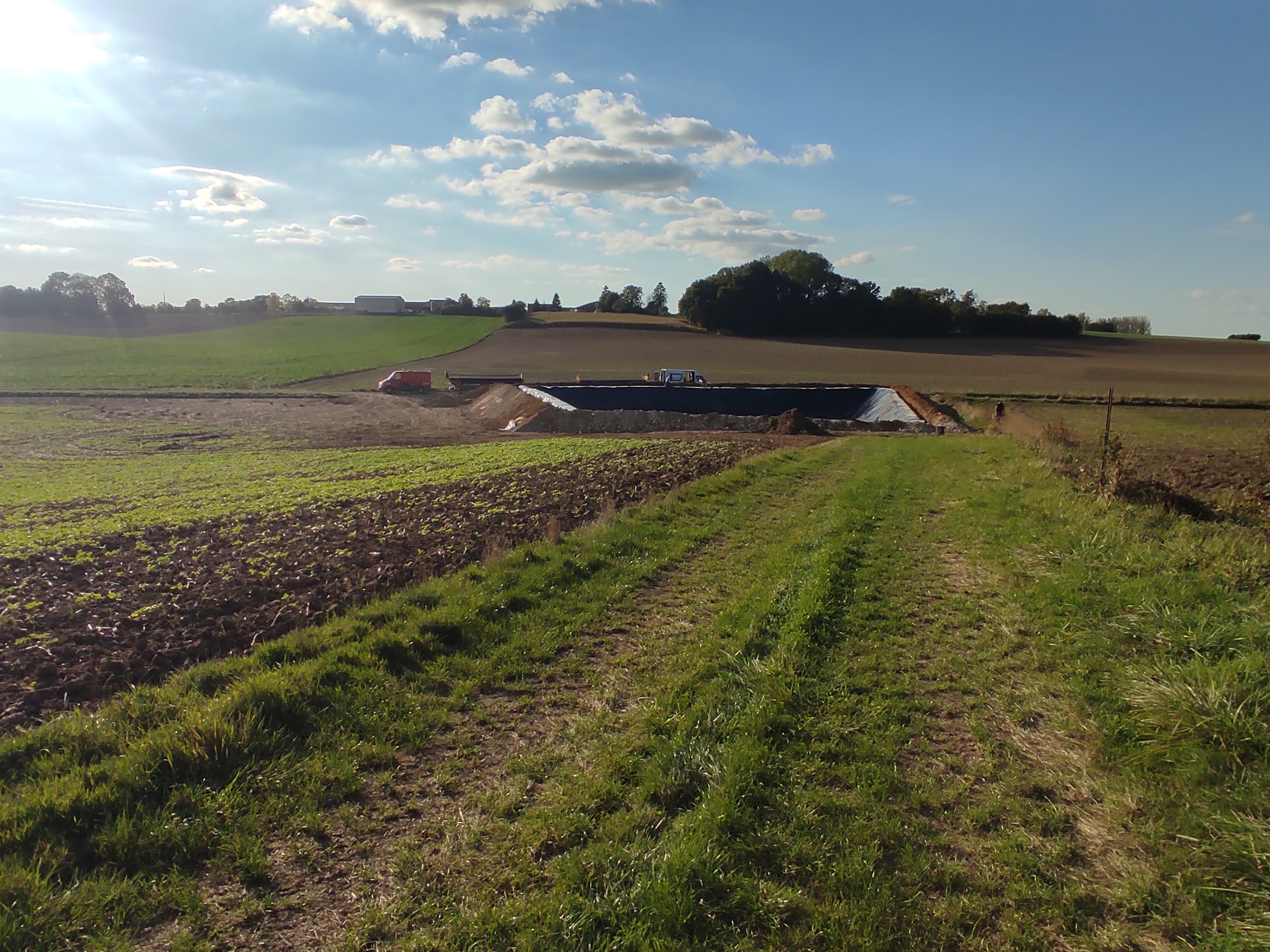 BASSIN TAMPON D'IRRIGATION   DPT 02